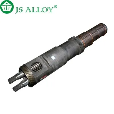 Barri ar tornillo gemelo cónico